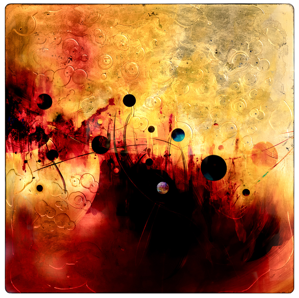 “Threads of Becoming”- 120cm  x 120cm